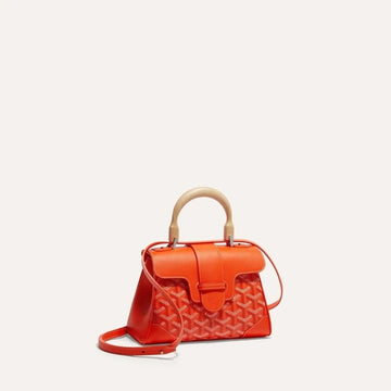 Goyard Soft Saigon Bag Mini Orange 143653956