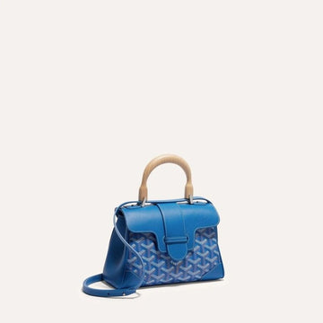 Goyard Soft Saigon Mini Bag Blue 143653962