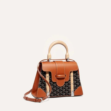 Goyard Saigon Bag PM Brown (Black Tan) SAIGR2PMLTY01CL03P 143653970