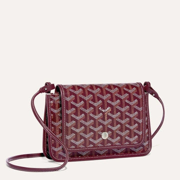 Goyard Plumet Clutch Burgundy PLUMETPMLTY33CL33P 143658084