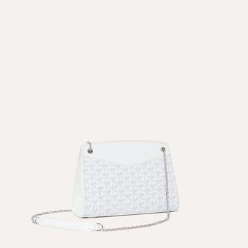 GOYARD Struktur Rouette Tasche PM Weiß ROUETSPMLTY50CL50P 143658151