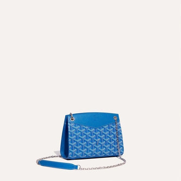 GOYARD Strukturierte Rouette Mini Tasche Blau ROUETSMINTY10CL10P 143658167