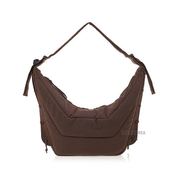 LEMAIRE LF1330 ブラウン ソフト ショルダーバッグ 143665644