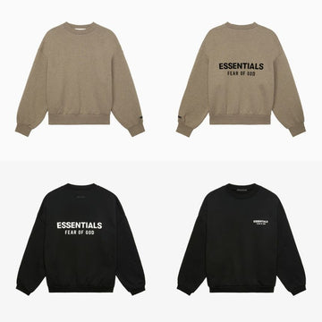 Fear of God Classic Fleece Crewneck Sweatshirt Beige 192AS252041F 143678392