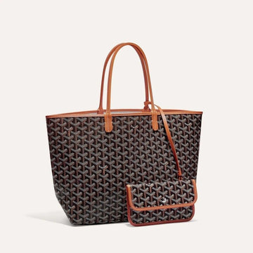 Goyard Saint Louis PM Bag Brown (Black Tan) STLOUIPMLTY01CL03P 143680019