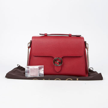 GUCCI 510306 インターロッキング タップ ハンドル トート ショルダーバッグ 143596257