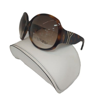 Saint Laurent Cubic Crystal Y Logo Leopard Sunglasses 6236S 143731043