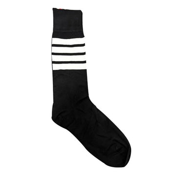 THOM BROWNE 三本ライン 4バー ライトウェイト コットン ミッドカーフ ソックス FAS020B 01690 001 143733811