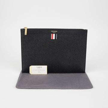 Thom Browne MAC019L Three Stripe Tab Small Clutch 143662804