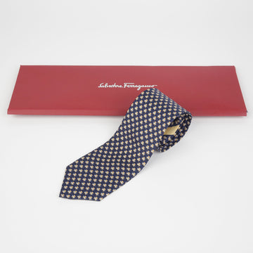 SALVATORE FERRAGAMO Frosch-Muster Krawatte 35 0799 143662851