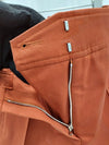 Hermes Crop Pants H4E0404 40 rouge de turin 143738111 [P]