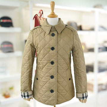 Burberry New Frankby Quilted Jacket 80530461 Canvas Beige Polyester 143738523