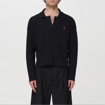 AMI Wollmischung Stretchpullover UPL346 KN0042 001 76618663