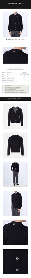 THOM BROWNE Feine Merinowollcardigan MKC489A Y1014 415 65847154 [P]