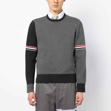 THOM BROWNE ミラノステッチクルーネックMKA326F Y3007 982 49856284