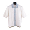Hermes Color Contrast Short Sleeve Shirt H557370HA91ME 143736096 [P]