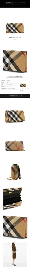 BURBERRY スニップ ミニ チェーン ウォレットバッグ 8103697 138856010 [P]