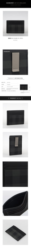 BURBERRY チェック マネークリップ カードケース 8070202 79547301 [P]