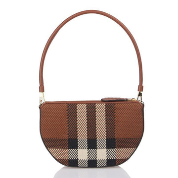 Burberry Knit Check Olympia Pouch Bag 8049301 49850233