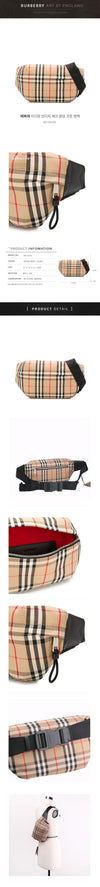 BURBERRY Medium Vintage Check Bonded Cotton Bum Bag 8010430 49850200 [P]