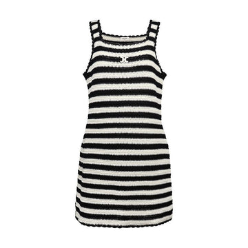 CELINE トリオンフ ストライプ ミニ ワンピース 2AE5K720X 38EC 143815489