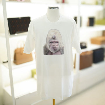 BURBERRY Herren T-Shirt mit Kurzarm aus Baumwolle Optic White Print 45587021 143823673