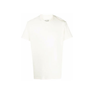 Maison Margiela 22SS Back Logo Embroidered T-Shirt Ivory S50GC0669 S23525 101 44185258