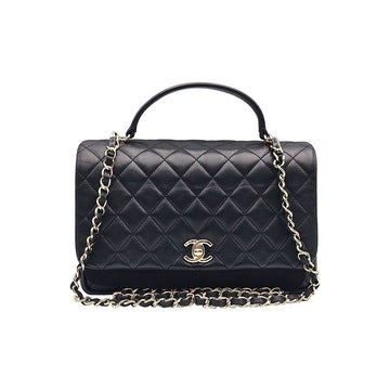 CHANEL Saison Tasche Klassisch Lamm Leder Klein 2WAY A57043 143824552