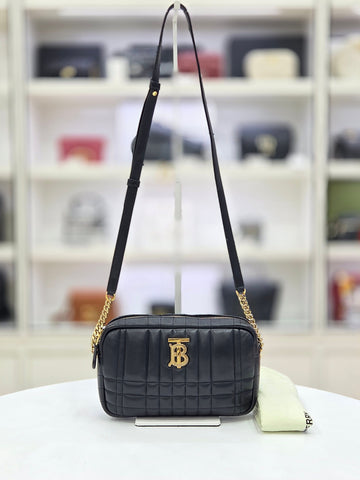 BURBERRY Quilted Rola Kamera Tasche 8049056 143826244