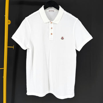 Moncler Short Sleeve Polo T-Shirt White 143831313