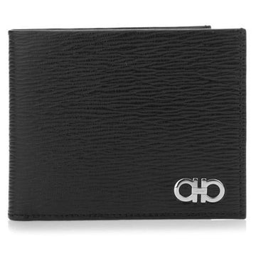 Salvatore Ferragamo Double Gancini Two-Tone Wallet 43752341