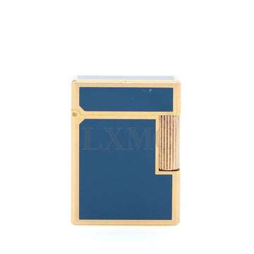 S.T. DUPONT Vintage Onyx Feuerzeug Blau Gold 12345 143913977