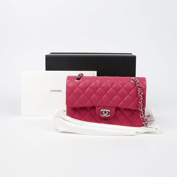 CHANEL Caviar Skin Classic Small Flap Shoulder Bag A01113 143738026