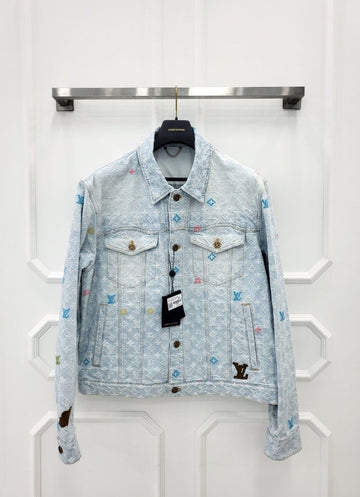 LOUIS VUITTON Monogram Denimjacke Tyler 58 1AFPTF 143916797