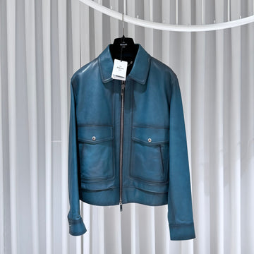 Berluti Patina Logo Collar Jacket 50 143941774