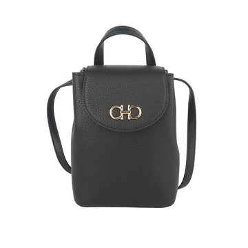 SALVATORE FERRAGAMO 22 0376 ゴールド ダブル ガンチーニ モチーフ ミニ レディース バックパック 35726Y 143998457