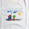 CELINE ロゴ プリント スウェット グレー RY0GW670Q GCA7 144002448 [P]