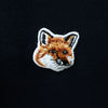 MAISON KITSUNE Foxhead Patch Langarm T-Shirt Schwarz XL/105 144070757 [P]