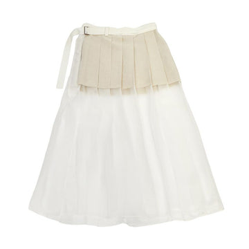 SACAI Langer Plissee-Rock für Damen 2407238 151 96307501