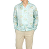 Bode MRF23SH089 BLUE MULTI Silk Shirt (Oversized Fit) 96307368 [P]