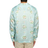 Bode MRF23SH089 BLUE MULTI Silk Shirt (Oversized Fit) 96307368 [P]