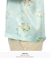 Bode MRF23SH089 BLUE MULTI Silk Shirt (Oversized Fit) 96307368 [P]