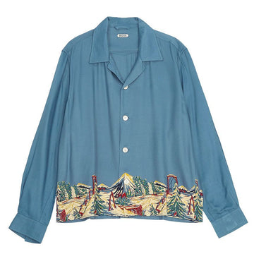 BODE MRF23SH017 BLUE MULTI Herrenhemden 96307348