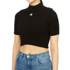 COURREGES 323MPU071FI0001 BLACK Damen Crop T-Shirt Pullover 96307075 [P]