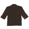 COURREGES 323MPU071FI0001 COFFEE Damen Crop Kurzarm Strickpullover 96307076 [P]