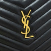 SAINT LAURENT Matelassé New Medium Clutch Bag Schwarz (559193) 144130253 [P]