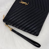 SAINT LAURENT Matelassé New Medium Clutch Bag Schwarz (559193) 144130253 [P]