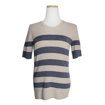 BURBERRY Strickoberteil in Navyblau gestreift 44 144136107