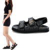 Gucci Lucky Chance GG Velcro Strap Sandals 250mm 816625 AAEGP 1000 136009341 [P]