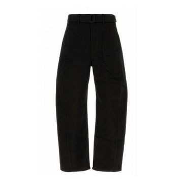 LEMAIRE Men's Belted Pants Black PA326 LD1055 BK999 143732561 [P]